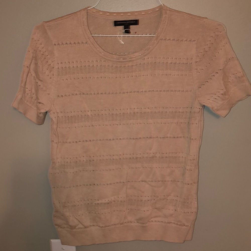 Banana Republic short sleeved sweater